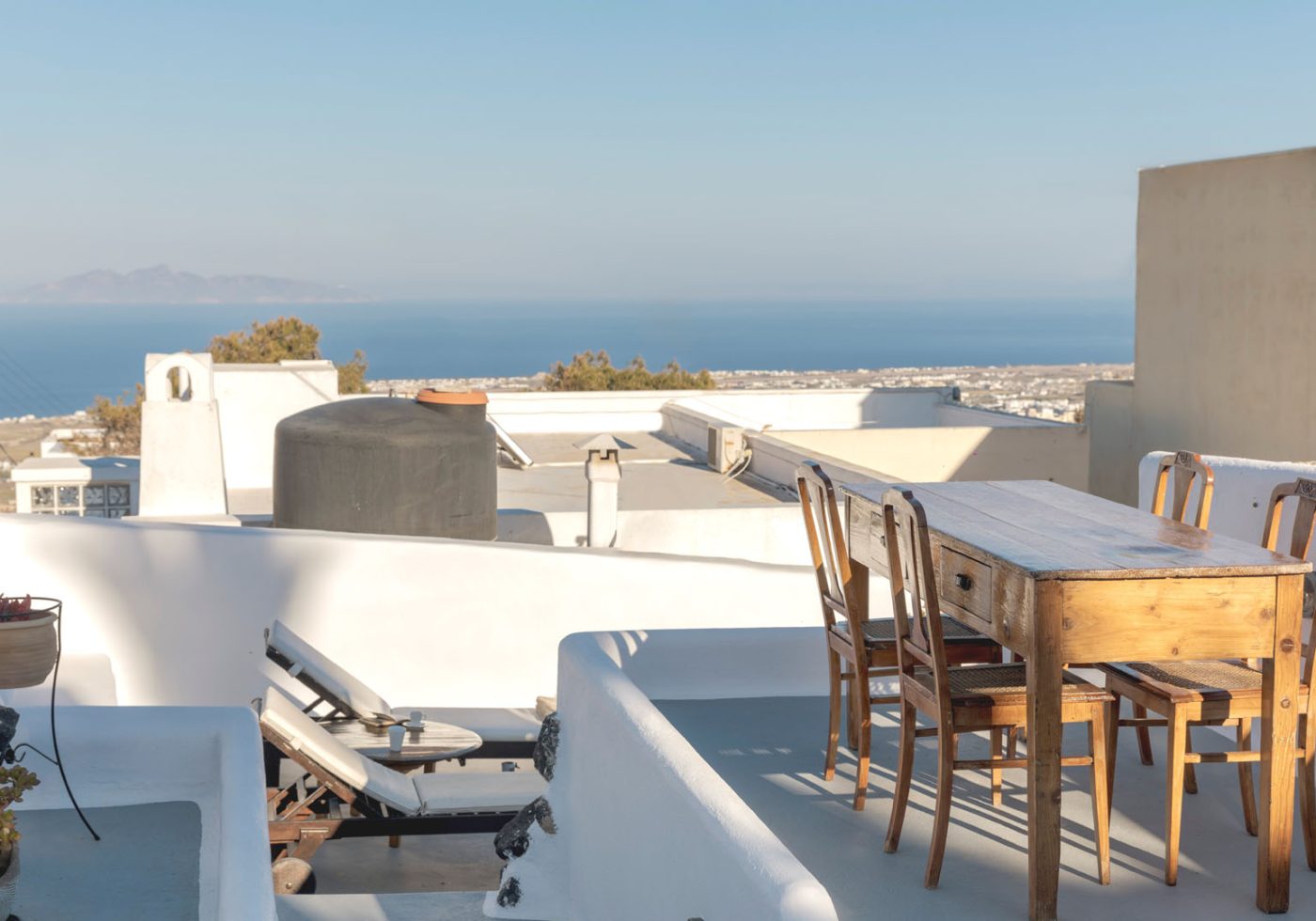 crown of fira santorini cave house rooftop terrace 15