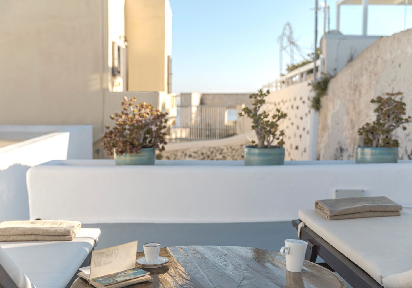 crown of fira santorini cave house rooftop terrace 16