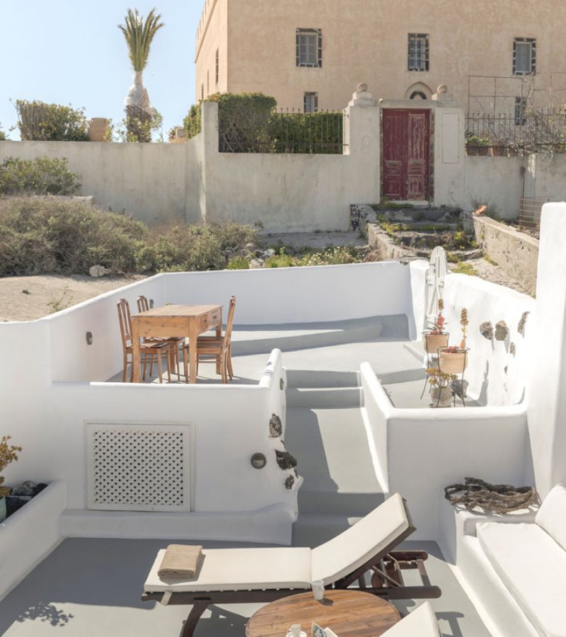crown of fira santorini cave house rooftop terrace 5