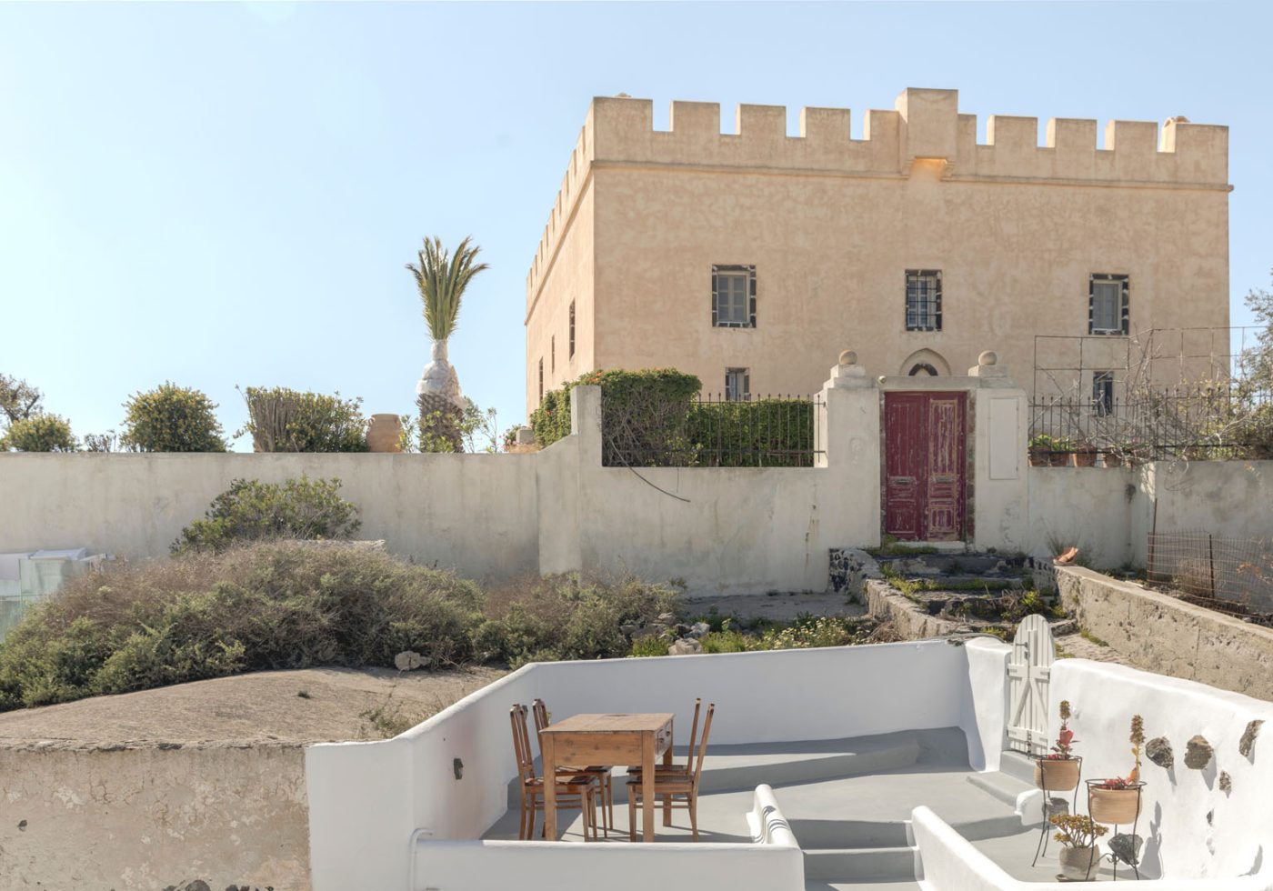 crown of fira santorini cave house rooftop terrace 6