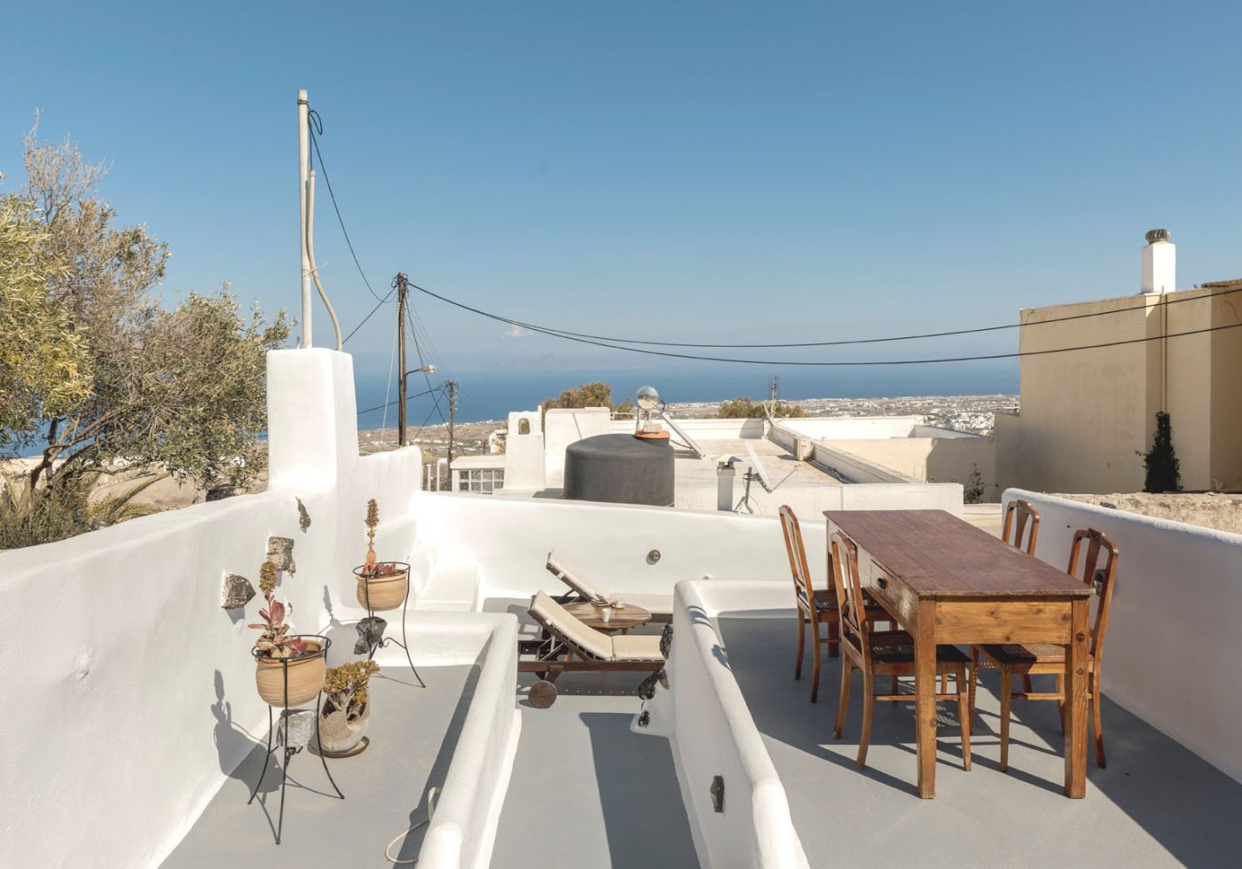 crown of fira santorini cave house rooftop terrace 8